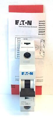 Eaton FAZ-D5/1-SP 277 VAC / 48 VDC 5A 1P Miniature Supplementary Protector