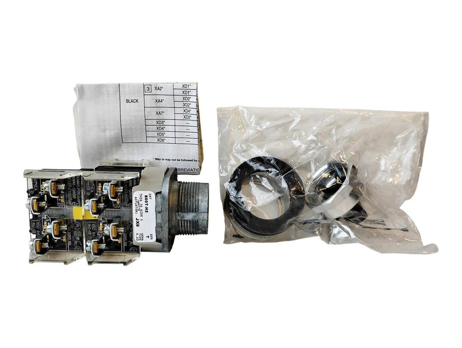 Allen-Bradley 800T-H2H Ser T 3NO/3NC 2-Position Maintained Black Selector Switch