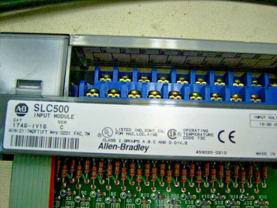 Allen-Bradley 7 Slot Rack 4 INPUTS 1746-BAS 1746-HS