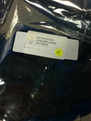 GE 9615298/00 UTILITIES CARD