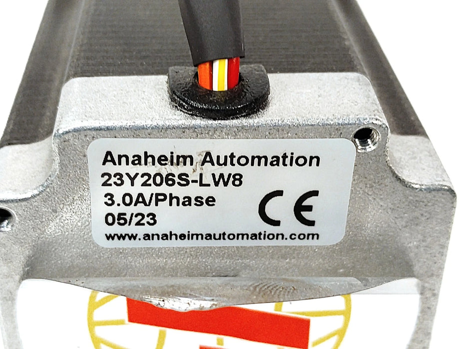 Anaheim Automation 23Y206S-LW8 3A/Phase 200 NEMA Size 23 Steps Stepper Motor