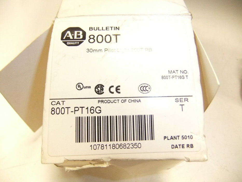Allen-Bradley Pilot Light 800T-PT16G