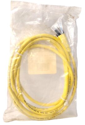Square D XSZCD101Y 250 v 4 A PLC Cable w/ One 5-Pin Circular Connector