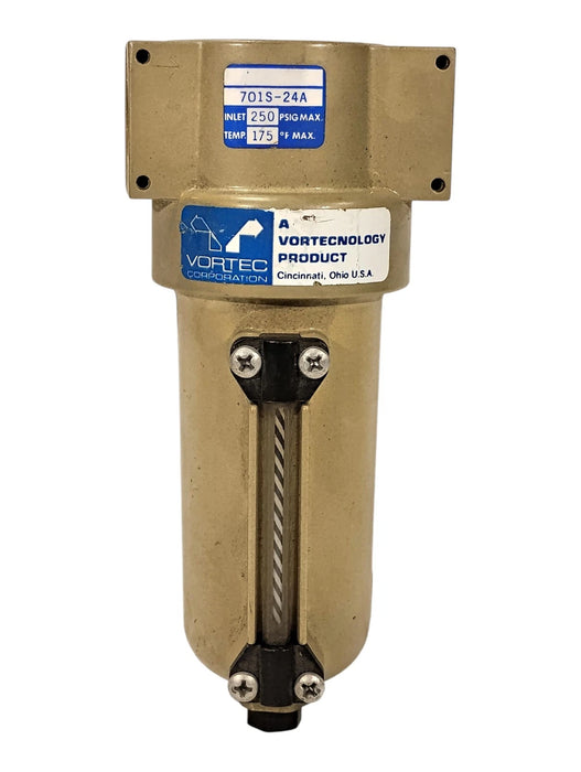 Vortecnology 701S-24A 250 psig Air Line Lubricator