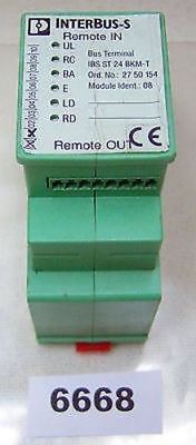 Phoenix Contact Remote I/O IBS-ST24-BK-M-T 8PT 24 VDC Interbus
