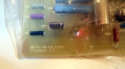 GE PC Board FA/PA SV Contr 115D2286P3 115D2260G2
