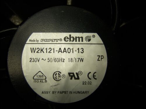 PAPST W2K121-AA01-13 230 V AC 18 W Component Fan