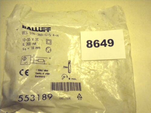 Balluff Proximity Switch BES 516-360-G-S 4-H