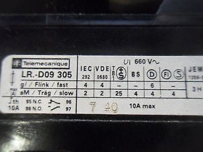 Telemecanique LC1 D12 10 Contactor W/ LA1-DN11 & LR-D09-305