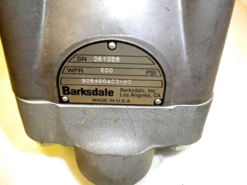 Barksdale 9084SOAC3-MC 500 psi Manual Flow Control Valve