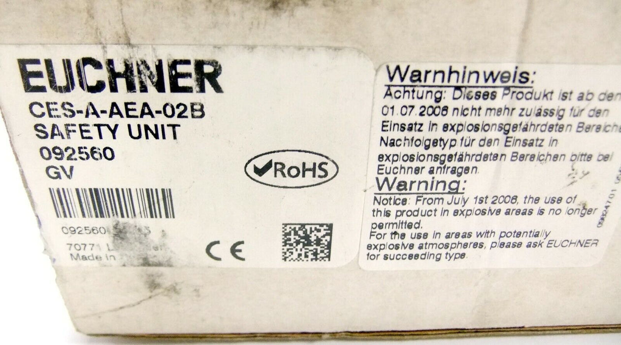 Euchner Safety Switch CES-A-AEA-02B