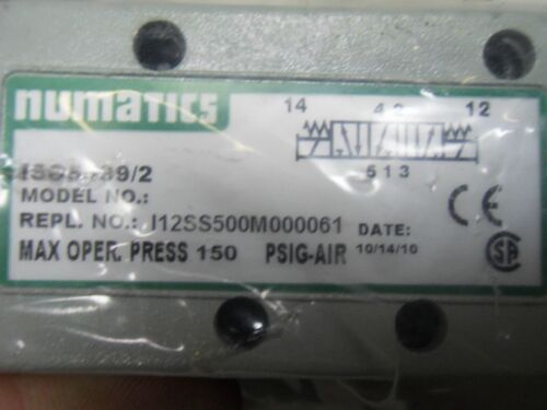 1 Numatics ISO1 I12SS5004000061 SOLENOID VALVE
