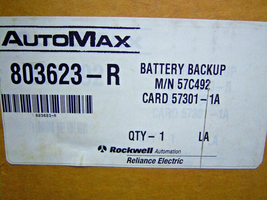 Reliance Battery Backup for Drive 803623-R 57C492