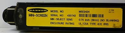 Banner Engineering MSE2424 Mini-Screen Safety Light Curtain Emitter