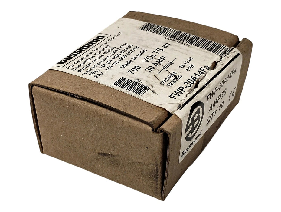 Bussmann FWP-30A14FA 700 V AC 30 A Current-Limiting Very Fast-Acting Fuse