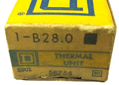 Square D B28.0 600 V Thermal Unit for Overload Protection Relay