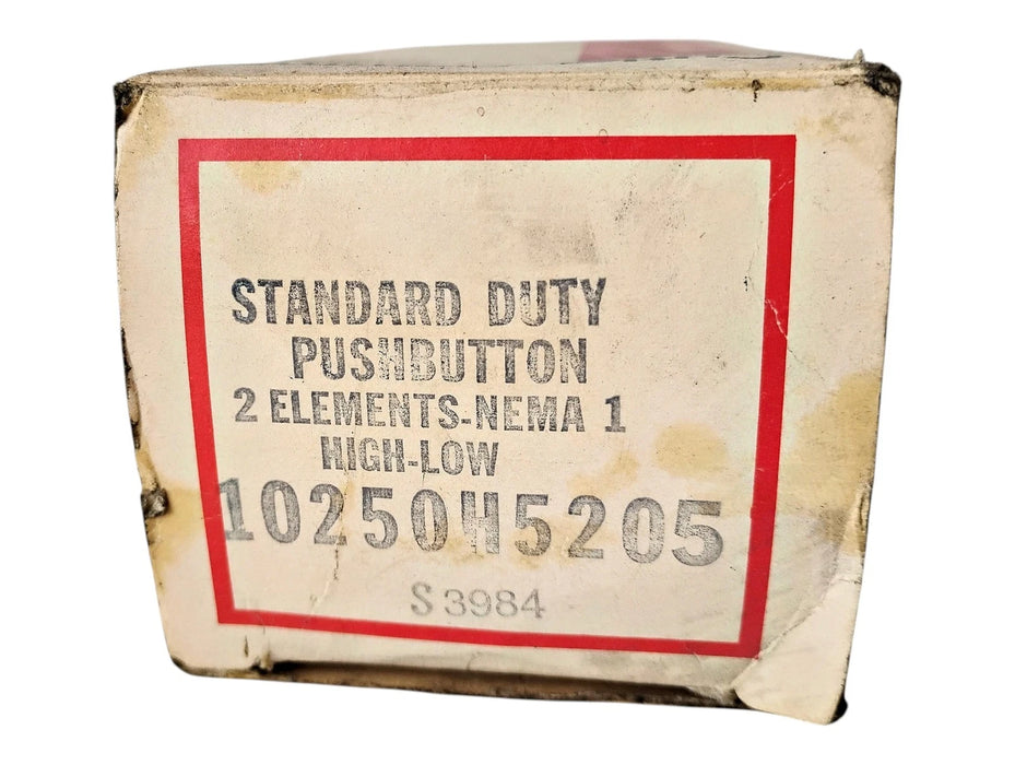 Cutler-Hammer 10250H5205 NEMA 1 HIGH-LOW Standard Duty Push Button