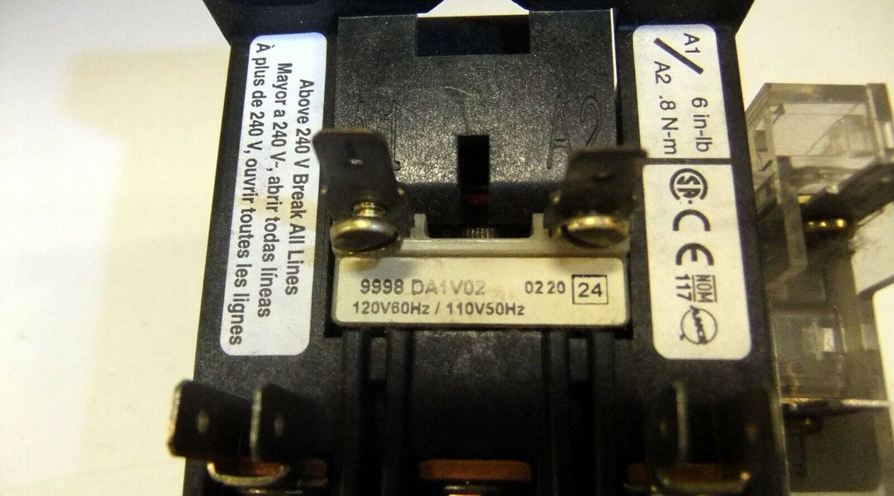 Square D Contactor 120V 8910 DPA 33