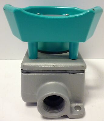 Pepperl PB-D02-008-6 Guarded Palm Pushbutton with LED Indicator