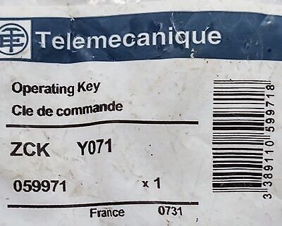 Telemecanique ZCKY071 Operating Key