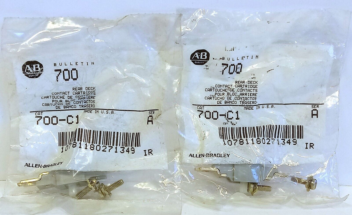 Allen-Bradley 700-C1 SER A Rear Deck Contact Cartridge for Type N Relay