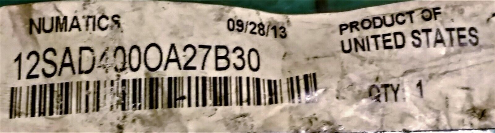 Numatics 12SAD400OA27B30 Solenoid Valve