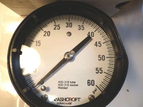 Ashcroft Duragauge 45-1379-SS-04-60 0-60' Water 4 1/2"