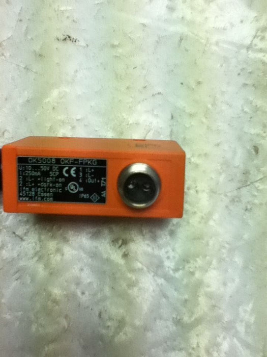 IFM EfectorOKF-FPKG/US-100-DPF PHOTOELECTRIC SENSOR