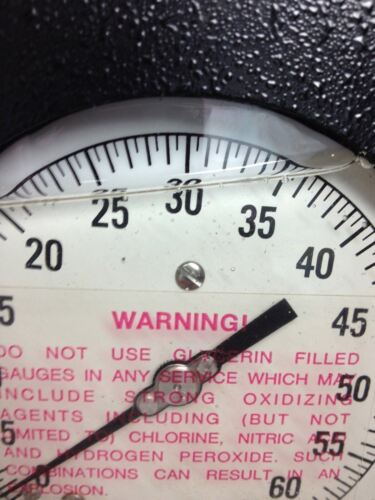 Danton Glycerine Filled 0-60 Pressure Gauge
