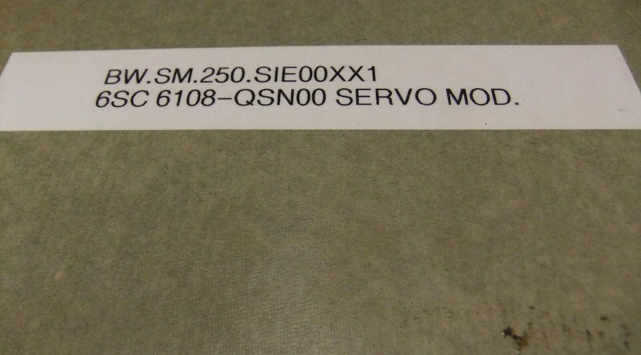 Siemens 6SC6108-0SN00 Simodrive Servo Drive Board