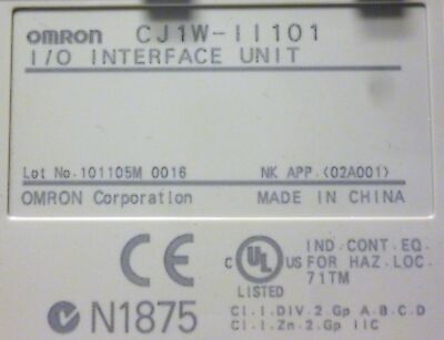 Omron CJIW-II101 I/O Control Unit