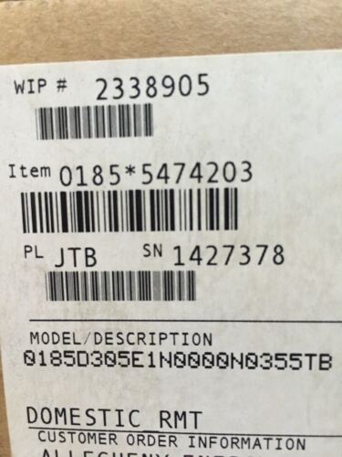 Rosemount 0185D305E1N0000N0355Tb Transmitter