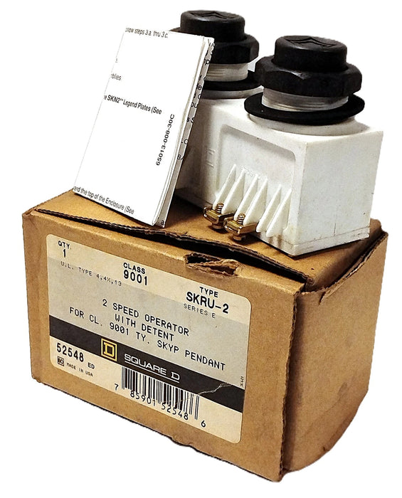 Square D 9001-SKRU-2 Ser C 120/250 V AC/DC Interlocked Pushbuttons