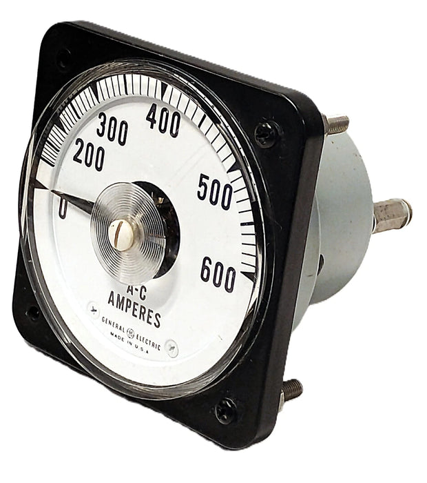 GE 50-105141-LSSJI Type AB-30 0-600 AC Ammeter Panel Meter