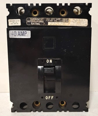 Square D FAL32040 240 V AC 40 A 3 P Circuit Breaker
