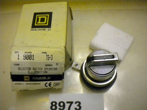 Square D 3 Pos Selector Switch 9001-TS3