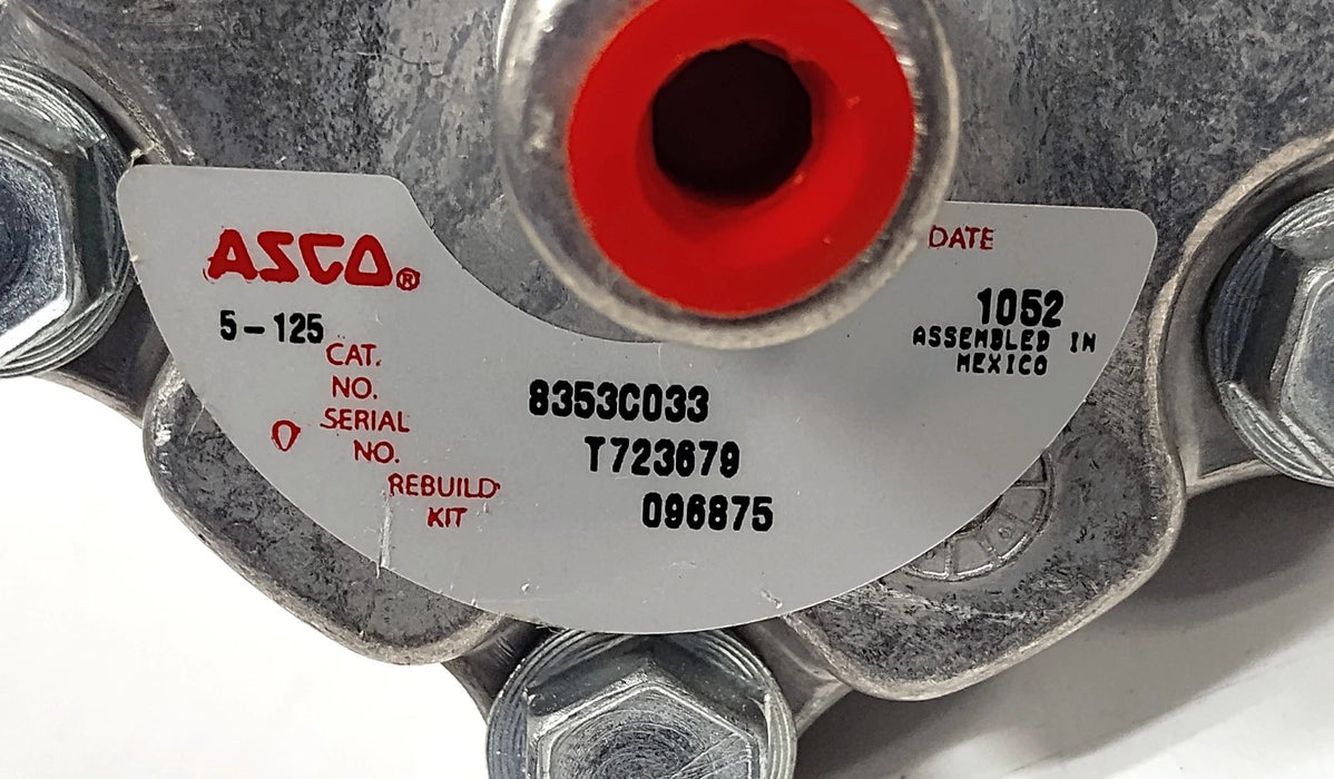 ASCO 8353C033 Solenoid Pilot Operated Diaphragm Pulse Valve for Dust Collector