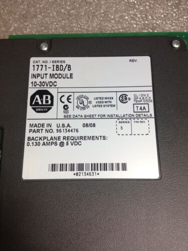 Allen-Bradley 1771-IBD Ser B INPUT MODULE