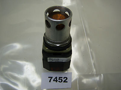 Allen-Bradley Push Button 800T-PA16 Illuminated Amber Momentary 1NO 1NC