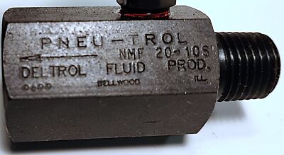 Deltrol NMF20-10S 1/4 NPTF Manual Flow Control Needle Valve