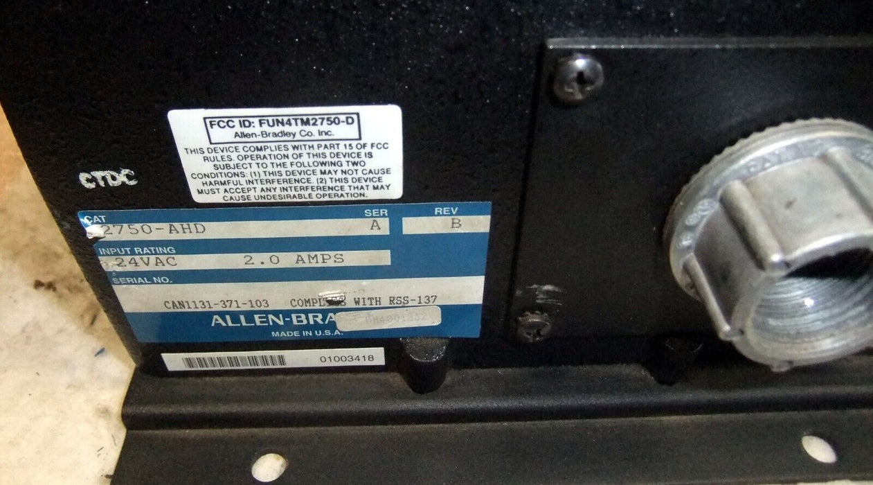 Allen-Bradley Intelligent Antenna 2750-AHD