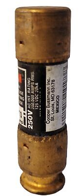 Bussmann FRN-R-10 250 V AC / 125 V DC 10 A Fusetron Time Delay Fuses - Lot of 7