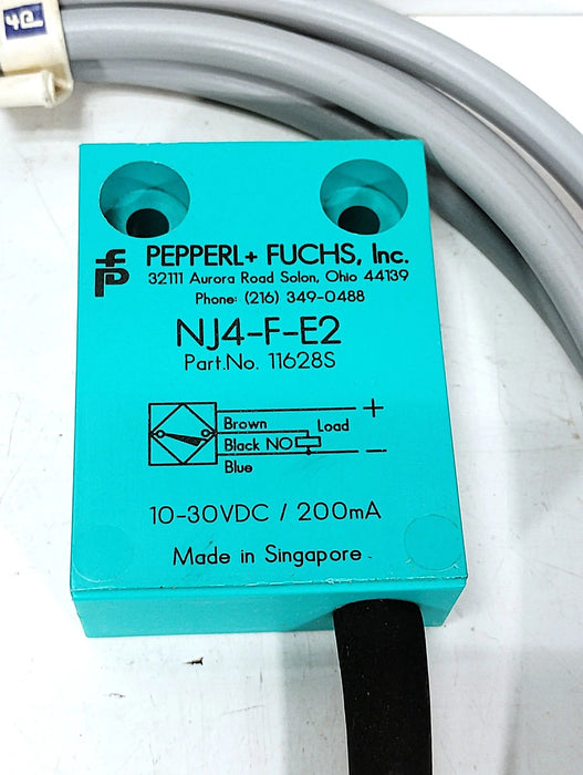 Pepperl Fuchs NJ4-F-E2 11628S 10-30 V DC Inductive Proximity Sensor