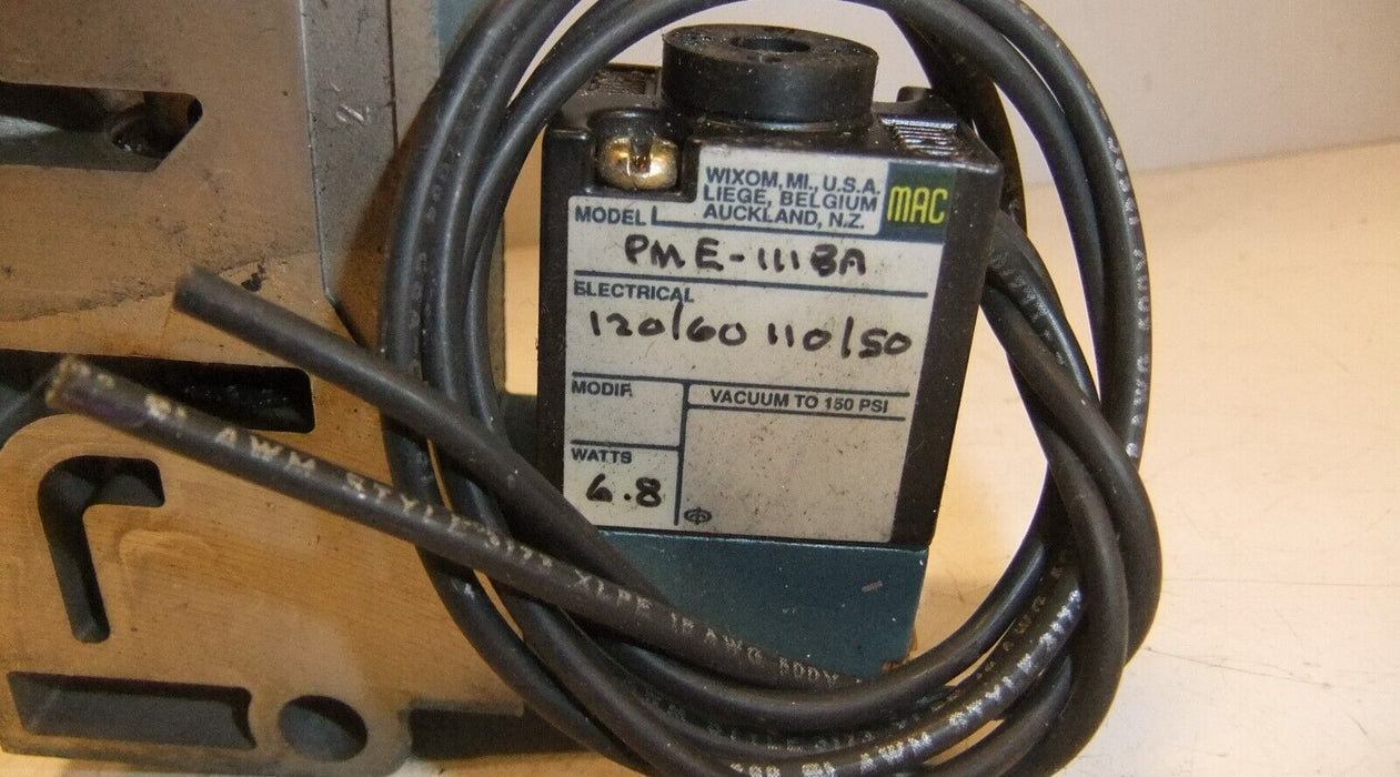 MAC Valve 914A-PM-111CA w/ PME-111BA 110/120V Coil