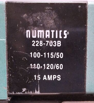 Numatics 081SA400K000030 100-120 V AC 150 psi Solenoid Valve