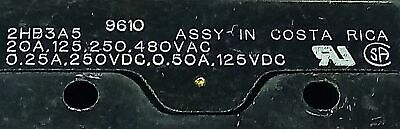 ITT 2HB3A-5 125/250/480 V 20 A Limit Switch