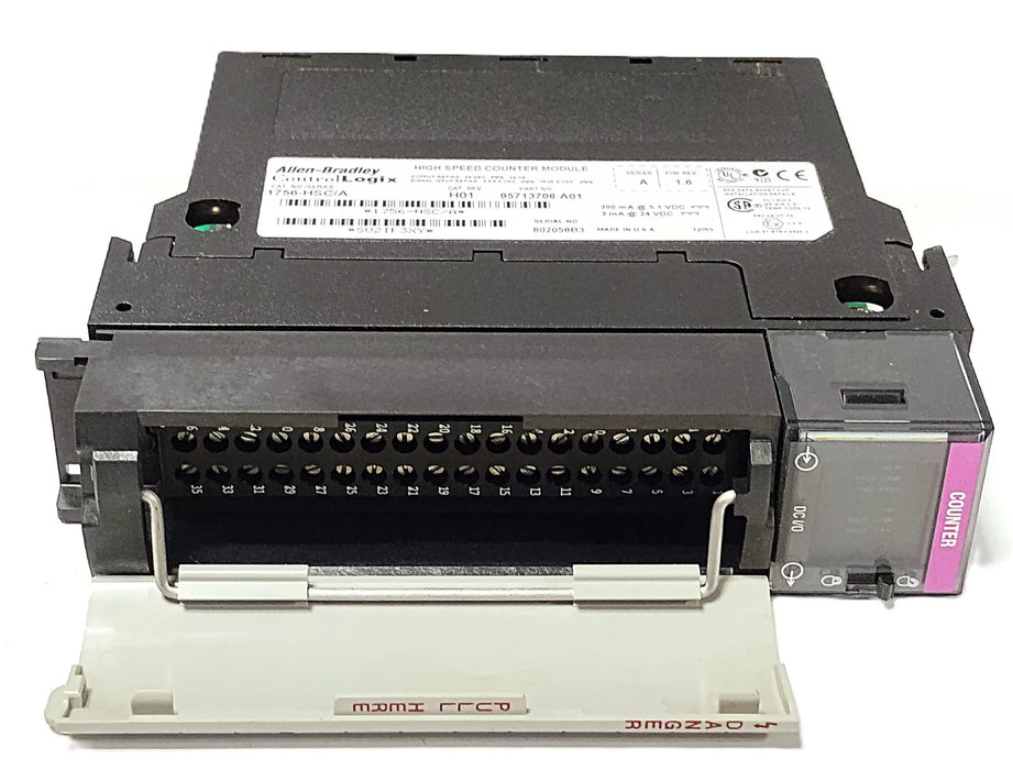 Allen-Bradley 1756-HSC Ser A Rev H01 FW Rev 1.6 24 V DC PLC High Speed Counter