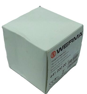 WERMA 641.200.00 12-230 V AC/DC Green Steady Beacon Light Lens No Bulb
