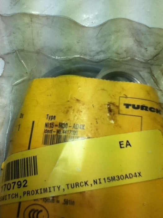 Turck Ni15-M30-AD4X Proximity Switch