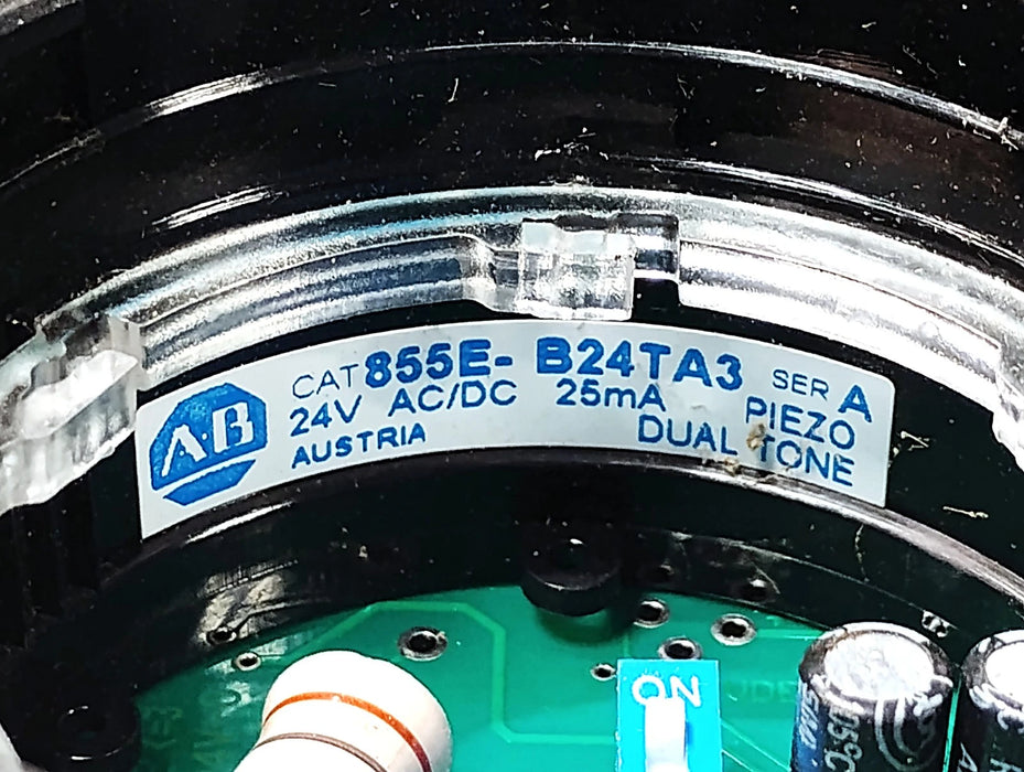 Allen-Bradley 855E-B24TA3 24 V AC/DC 25 mA Two Tone Stacklight Buzzer